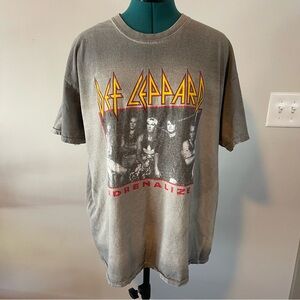 Def Leppard Adrenalize double sided modern tour tee M